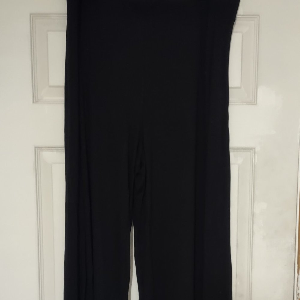 black wide-leg yoga pants from Chris & Carol size 1XL - NWT